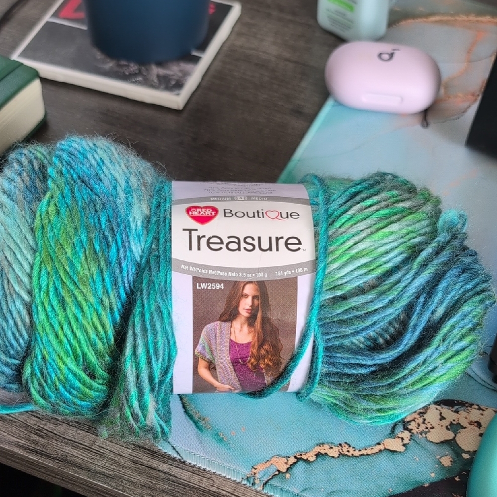 Red Heart Boutique Treasure Yarn - Mosaic
